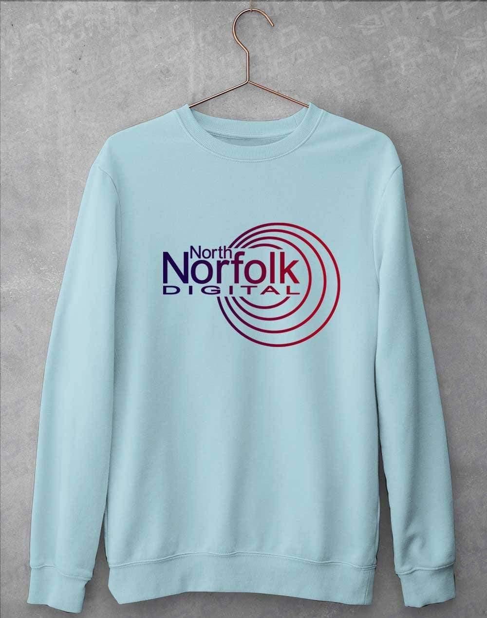 North Norfolk Digital Sweatshirt S / Sky Blue  - Off World Tees