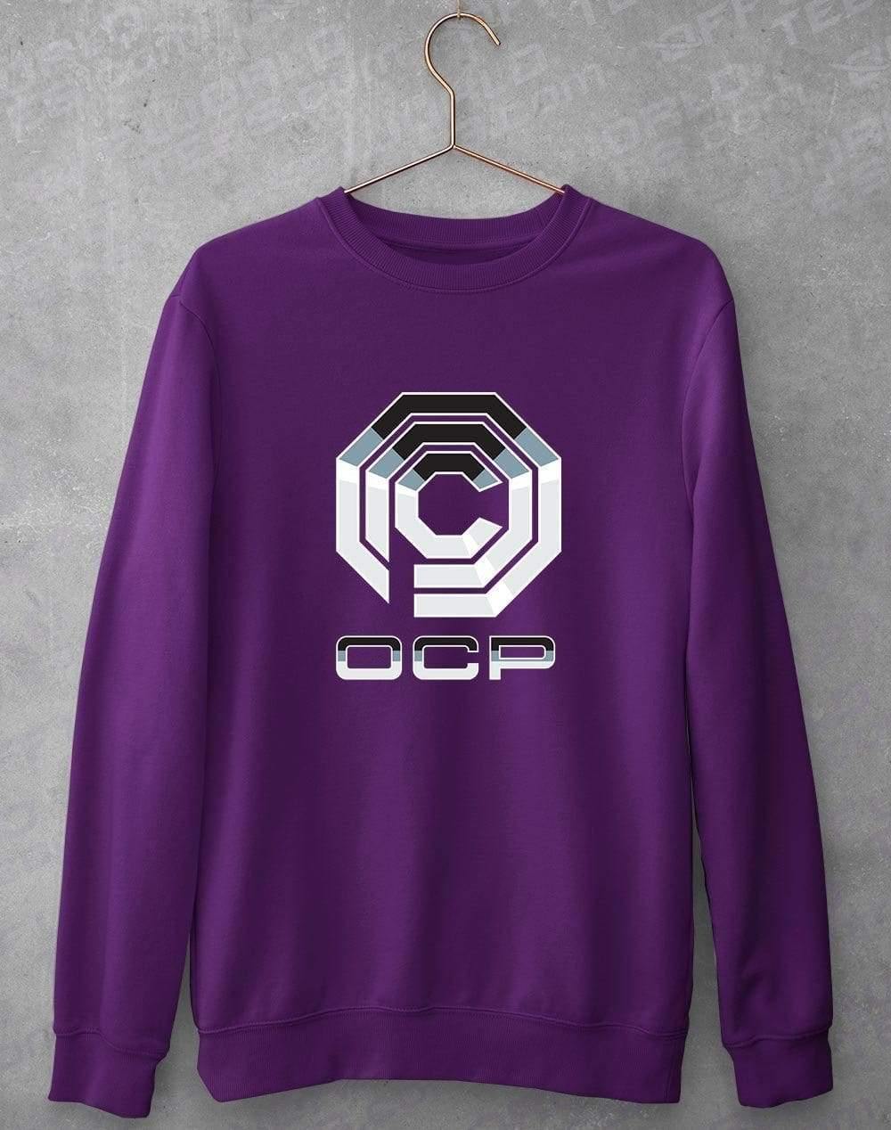 Omni Consumer Products Sweatshirt S / Purple  - Off World Tees