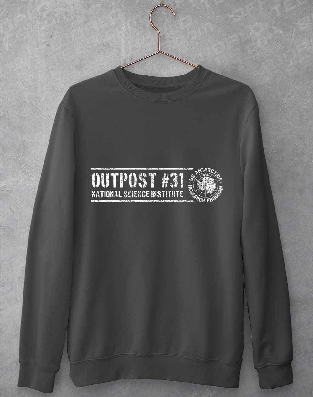 Outpost 31 Antarctica Sweatshirt S / Charcoal  - Off World Tees
