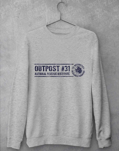 Outpost 31 Antarctica Sweatshirt S / Heather Grey  - Off World Tees