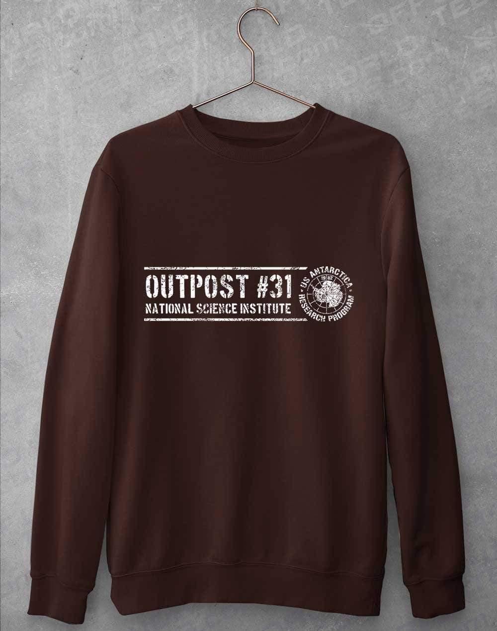 Outpost 31 Antarctica Sweatshirt S / Hot Chocolate  - Off World Tees