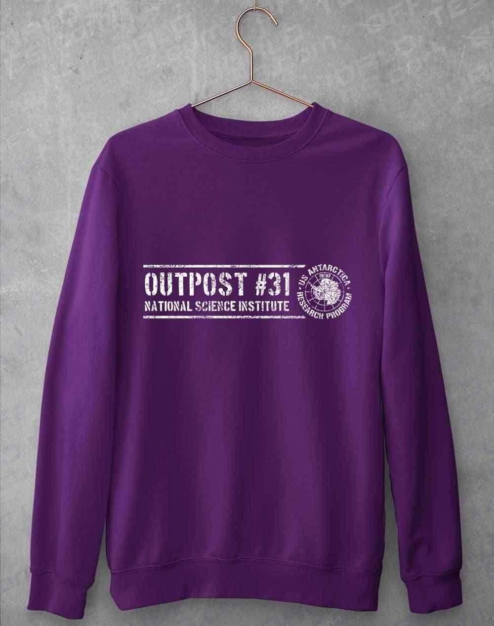 Outpost 31 Antarctica Sweatshirt S / Purple  - Off World Tees