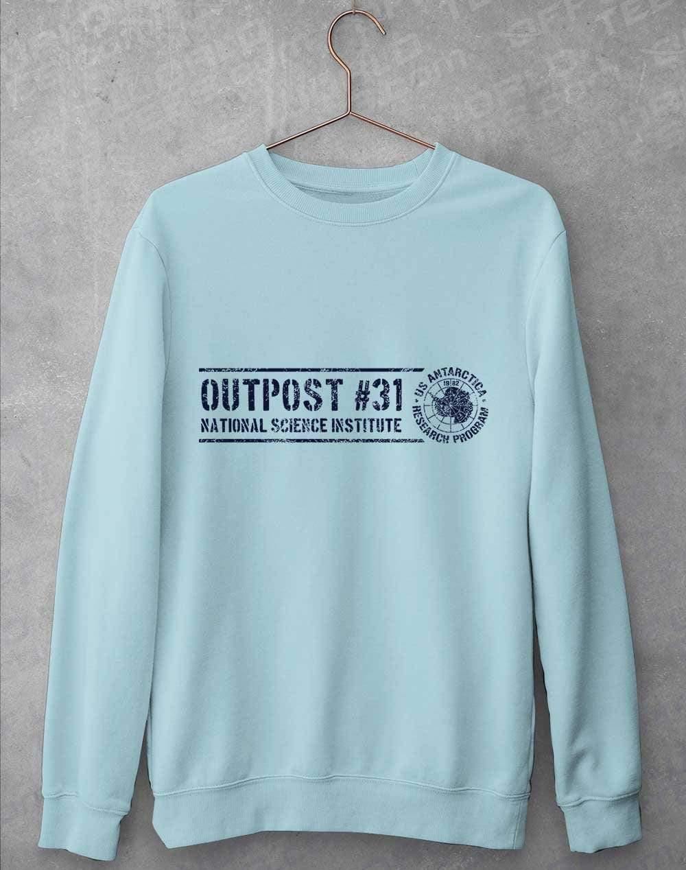 Outpost 31 Antarctica Sweatshirt S / Sky Blue  - Off World Tees