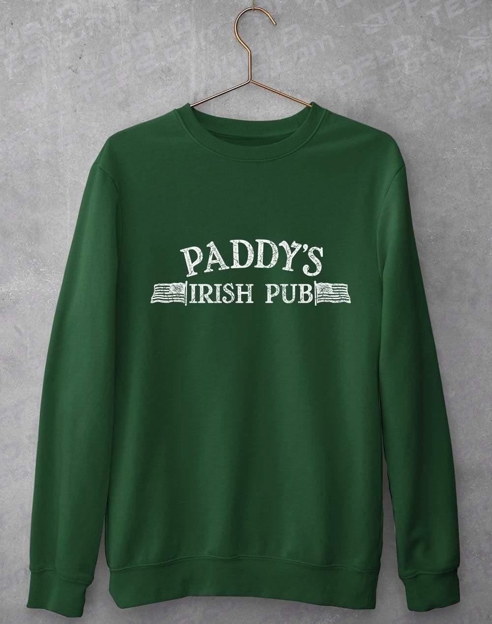 Paddys Irish Pub Sweatshirt S / Bottle Green  - Off World Tees