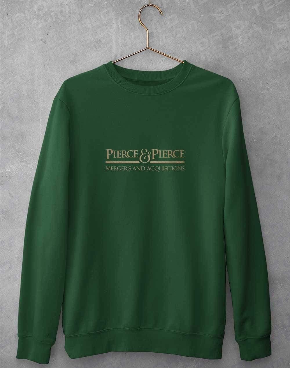 Pierce and Pierce Sweatshirt S / Bottle Green  - Off World Tees
