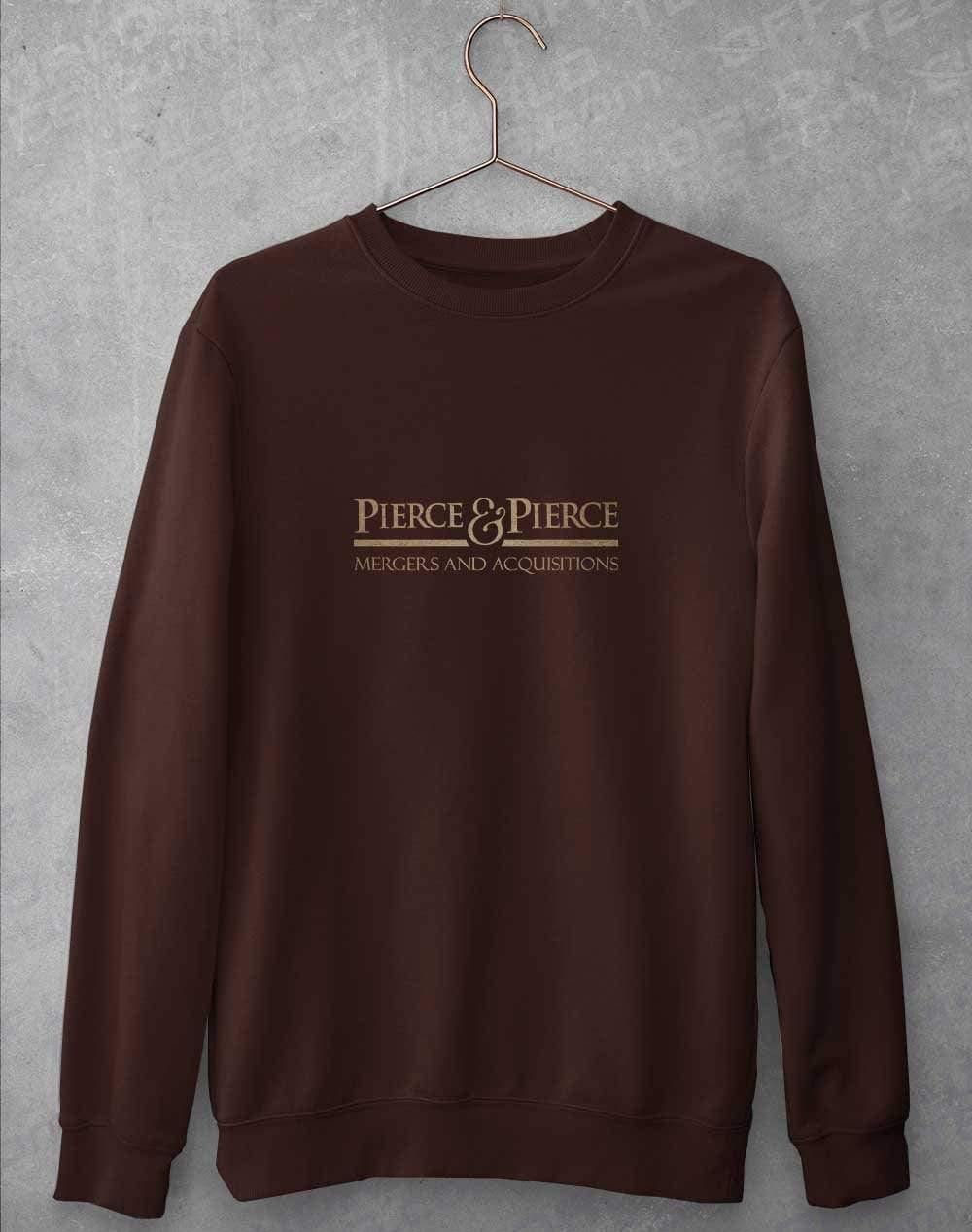 Pierce and Pierce Sweatshirt S / Hot Chocolate  - Off World Tees