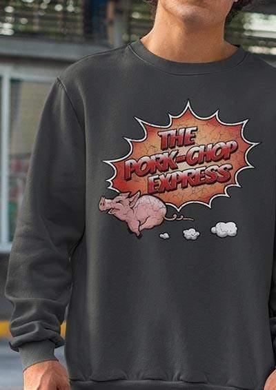 Pork Chop Express Distressed Logo Sweatshirt  - Off World Tees