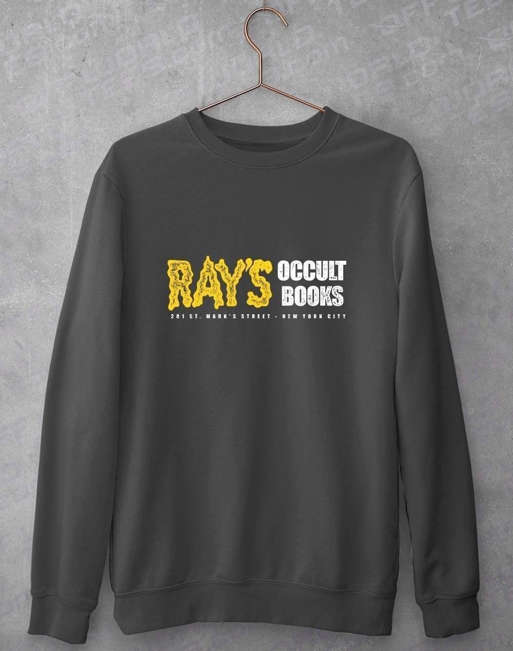 Rays Occult Books Sweatshirt S / Charcoal  - Off World Tees