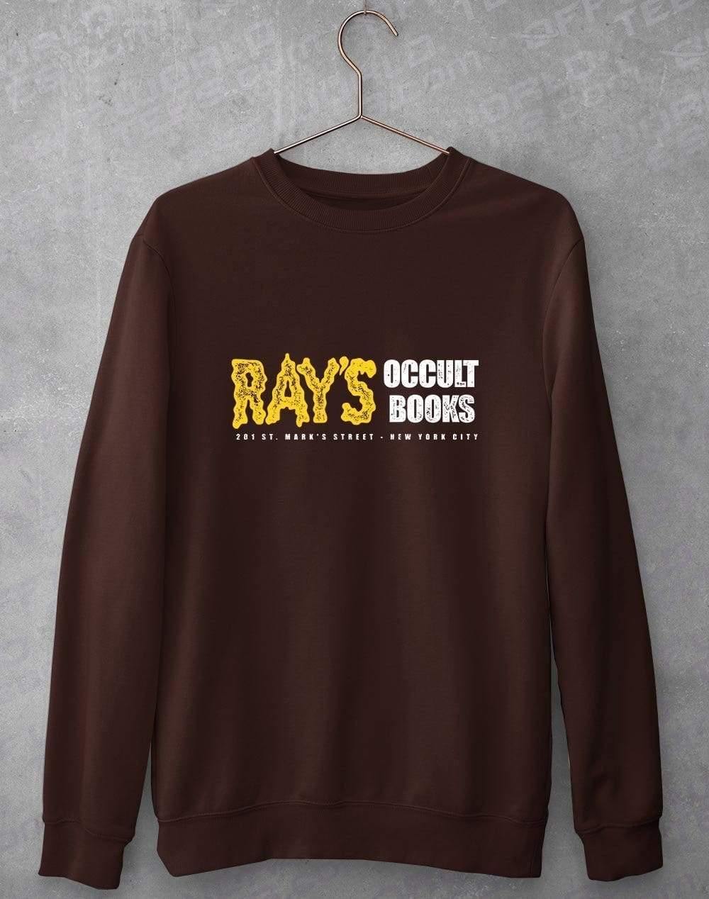Rays Occult Books Sweatshirt S / Chocolate  - Off World Tees
