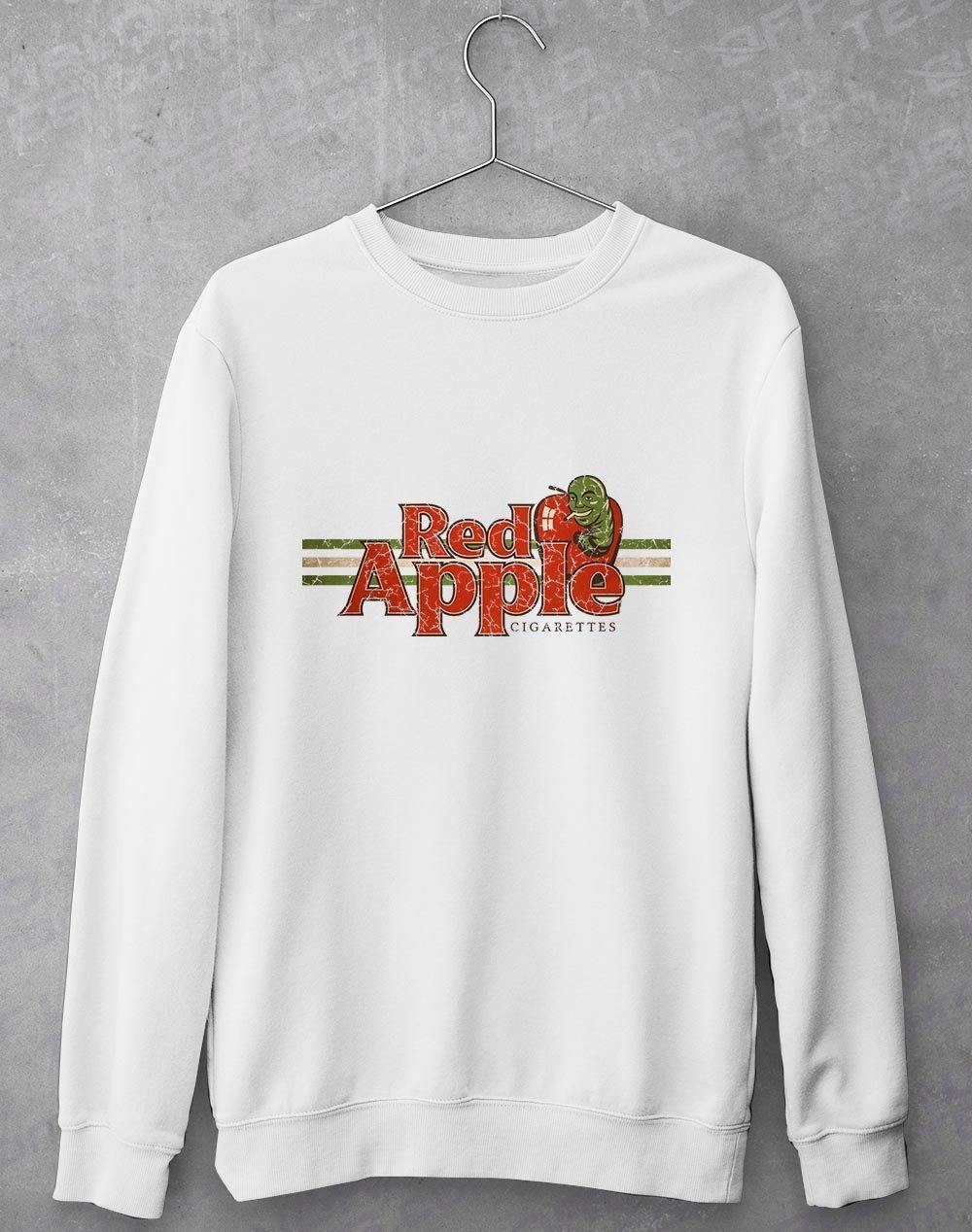 Red Apple Cigarettes Sweatshirt S / White  - Off World Tees