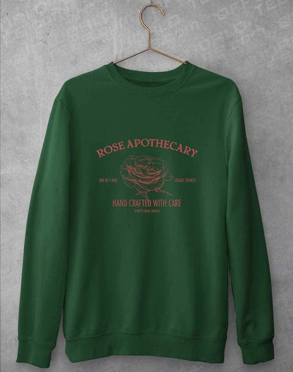 Rose Apothecary Sweatshirt S / Bottle Green  - Off World Tees