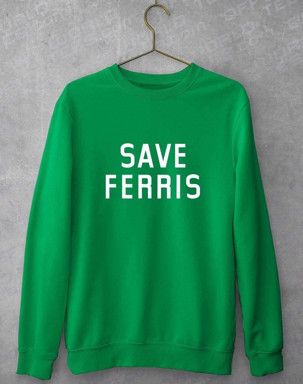 Save Ferris Sweatshirt S / Kelly Green  - Off World Tees
