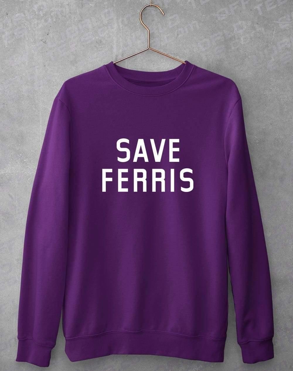 Save Ferris Sweatshirt S / Purple  - Off World Tees