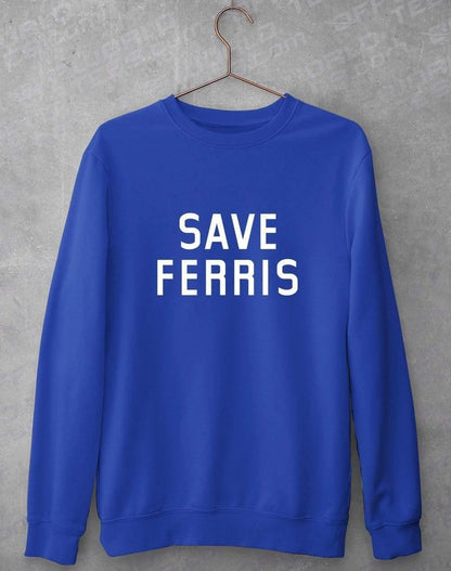 Save Ferris Sweatshirt S / Royal Blue  - Off World Tees