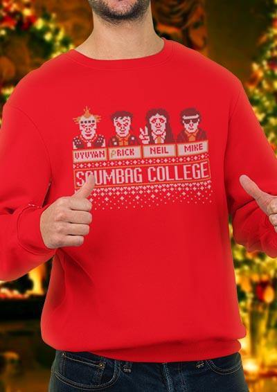 Scumbag College Festive Knitted-Look Sweatshirt  - Off World Tees