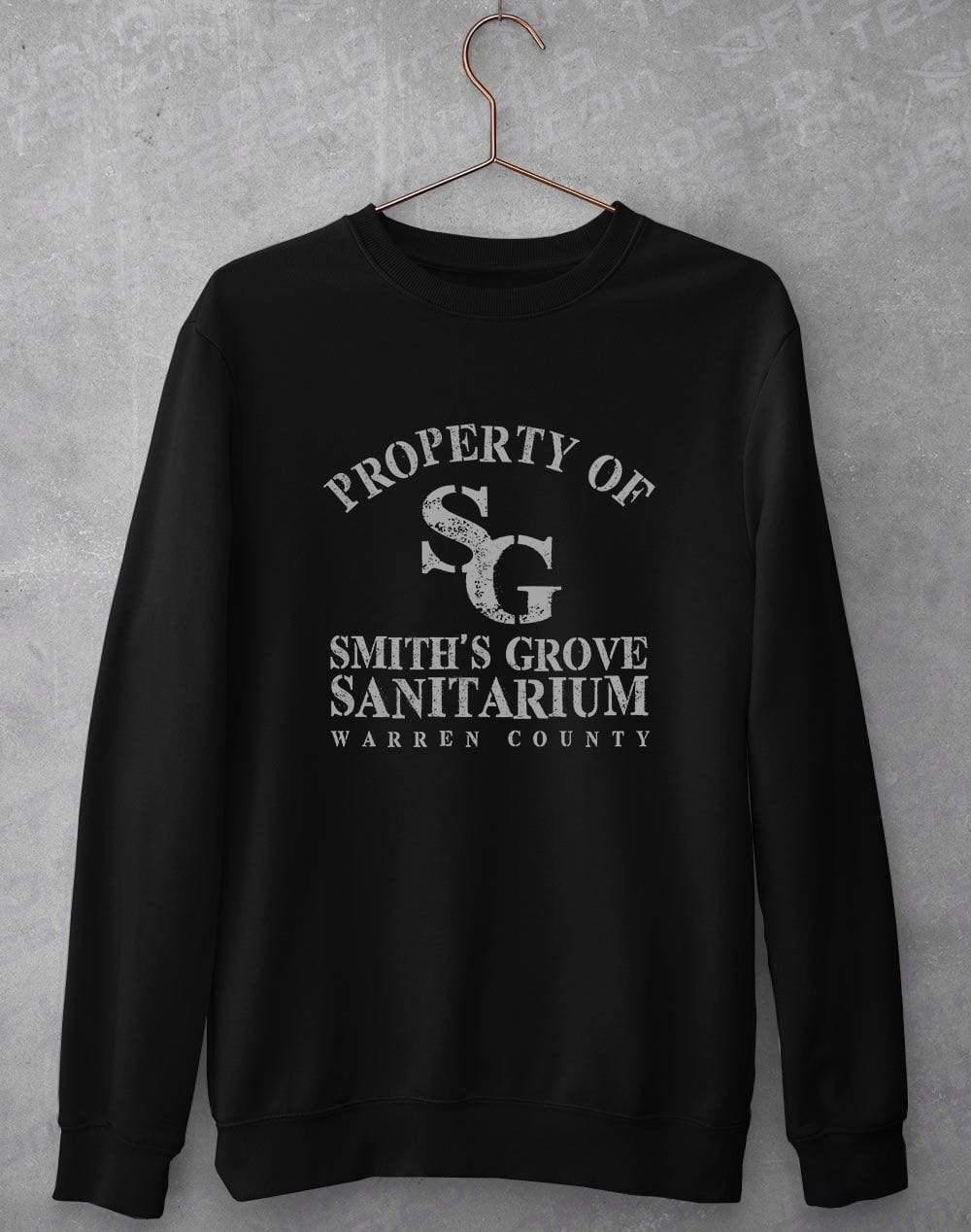 Smith s Grove Sanitarium Sweatshirt S / Black  - Off World Tees