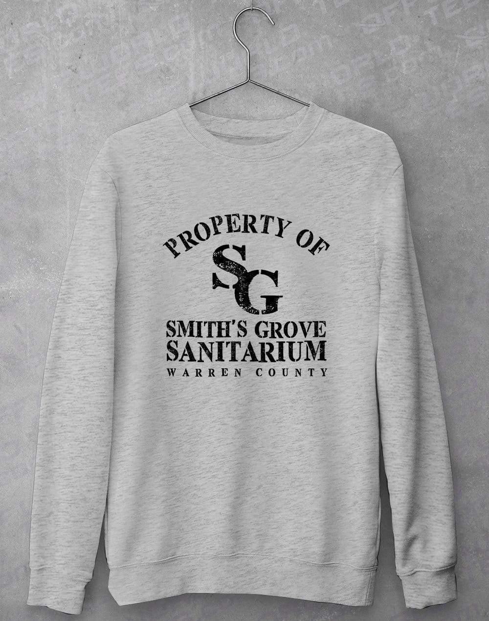 Smith s Grove Sanitarium Sweatshirt S / Heather Grey  - Off World Tees