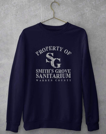 Smith s Grove Sanitarium Sweatshirt S / Oxford Navy  - Off World Tees