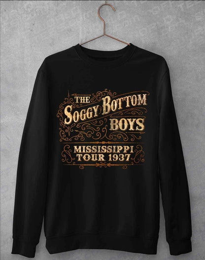 Soggy Bottom Boys Tour 1937 Sweatshirt S / Jet Black  - Off World Tees