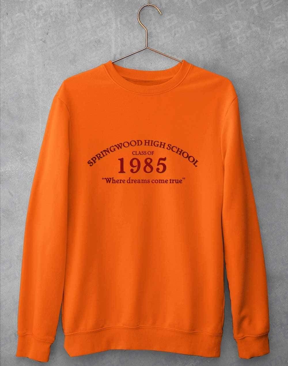 Springwood High School Sweatshirt S / Orange Crush  - Off World Tees