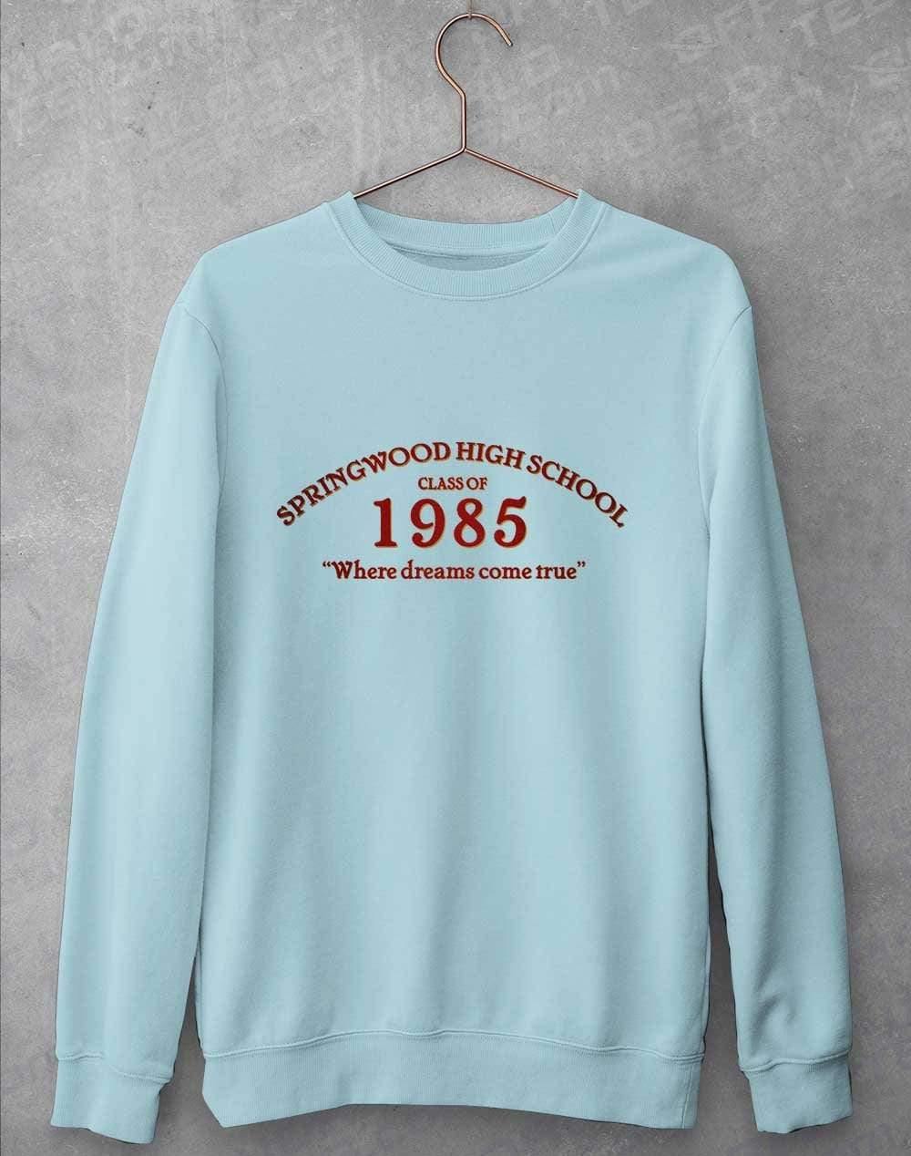 Springwood High School Sweatshirt S / Sky Blue  - Off World Tees