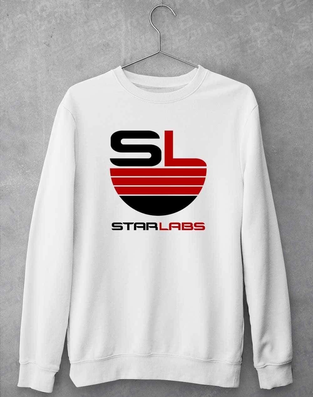 Star Labs Logo Sweatshirt S / Arctic White  - Off World Tees