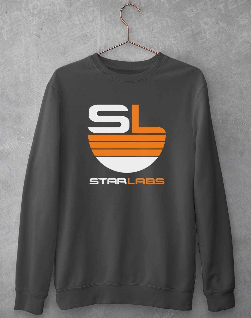 Star Labs Logo Sweatshirt S / Charcoal  - Off World Tees