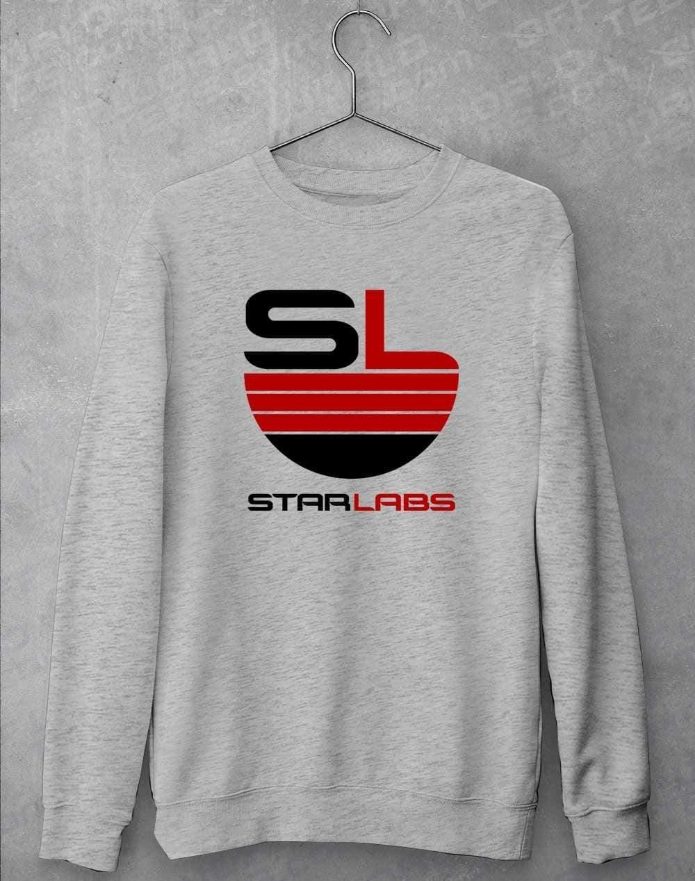 Star Labs Logo Sweatshirt S / Heather Grey  - Off World Tees