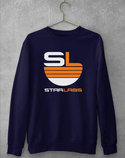 Star Labs Logo Sweatshirt S / Oxford Navy  - Off World Tees