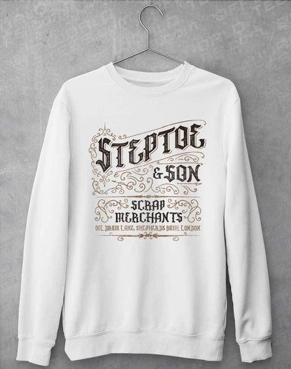 Steptoe & Son Scrap Merchants Sweatshirt S / Arctic White  - Off World Tees