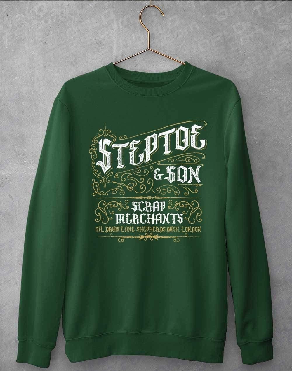 Steptoe & Son Scrap Merchants Sweatshirt S / Bottle Green  - Off World Tees