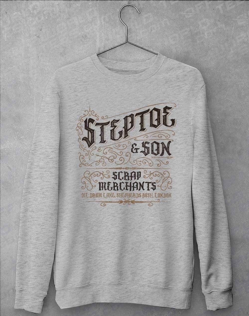 Steptoe & Son Scrap Merchants Sweatshirt S / Heather Grey  - Off World Tees