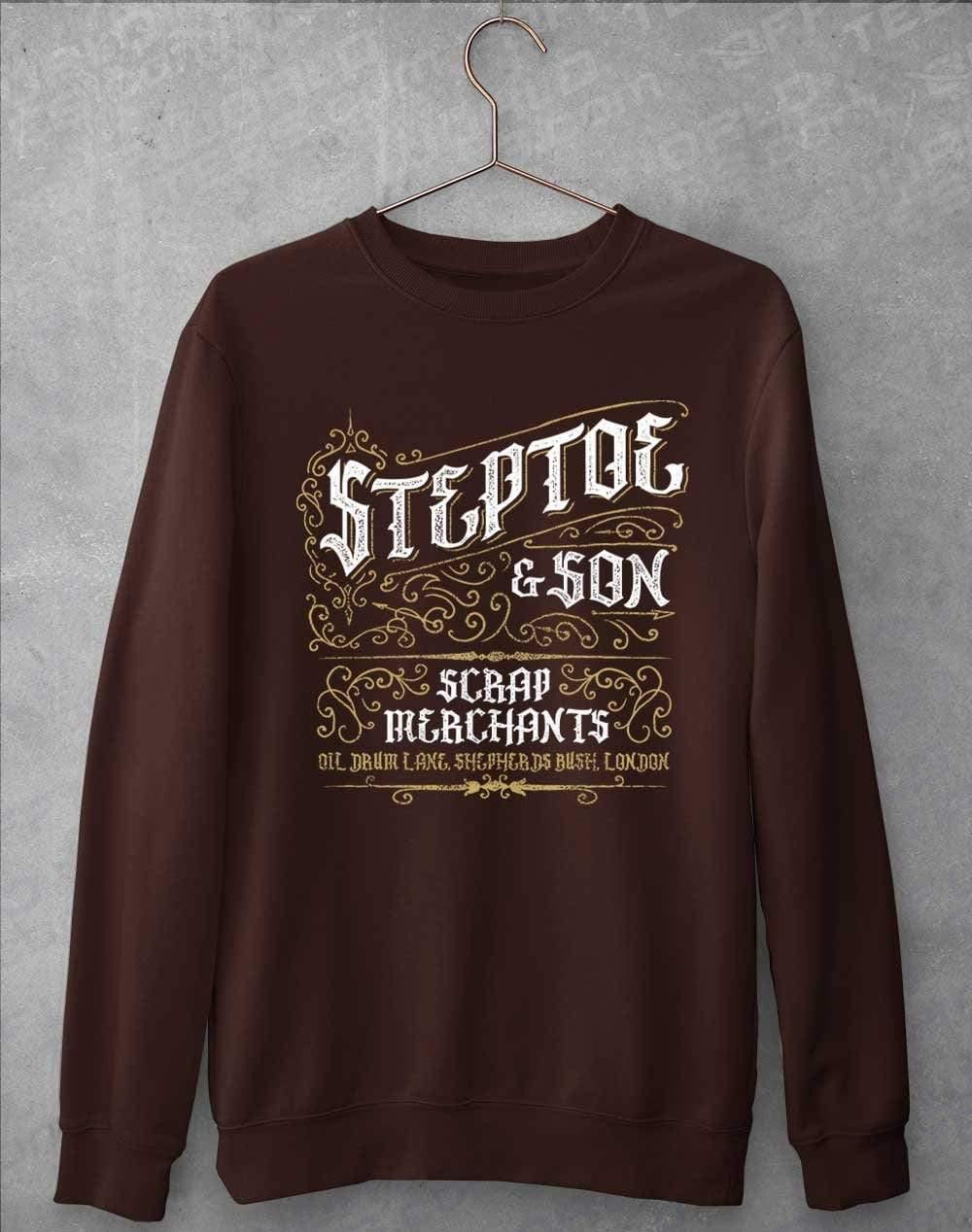 Steptoe & Son Scrap Merchants Sweatshirt S / Hot Chocolate  - Off World Tees