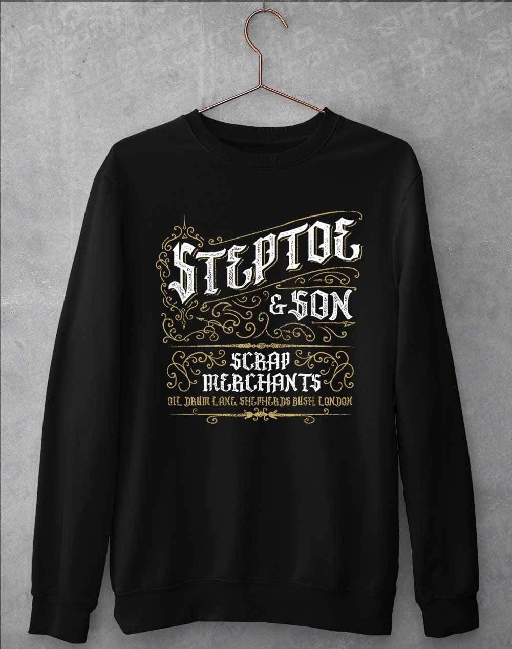 Steptoe & Son Scrap Merchants Sweatshirt S / Jet Black  - Off World Tees