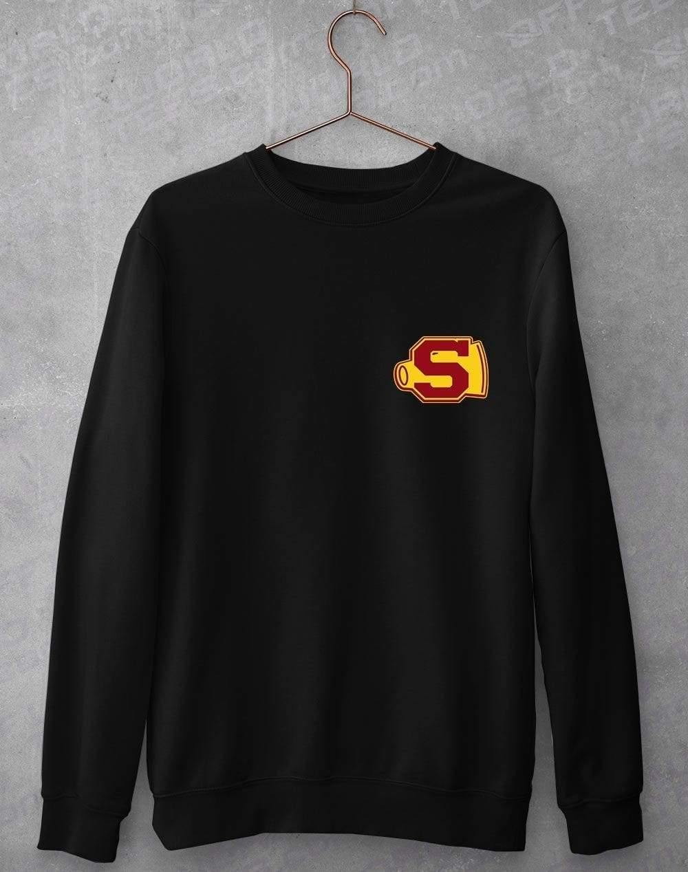 Sunnydale Cheerleading Pocket Logol Sweatshirt S / Black  - Off World Tees