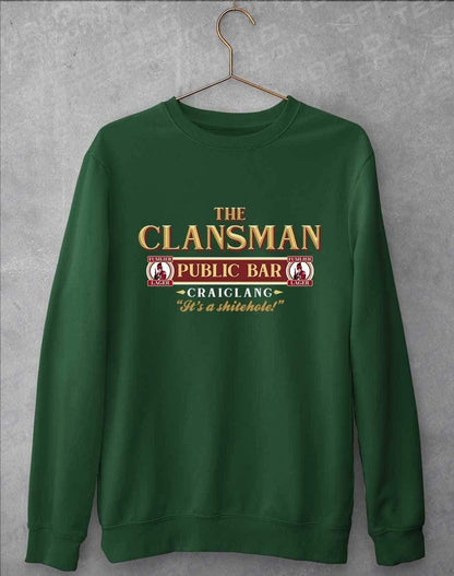 The Clansman Craiglang Sweatshirt S / Bottle Green  - Off World Tees