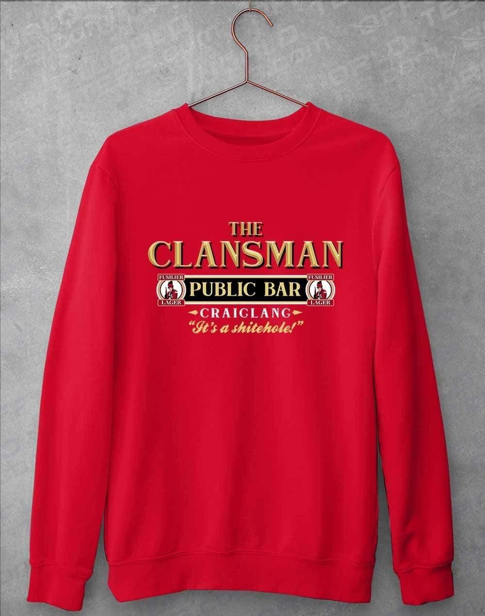 The Clansman Craiglang Sweatshirt S / Fire Red  - Off World Tees
