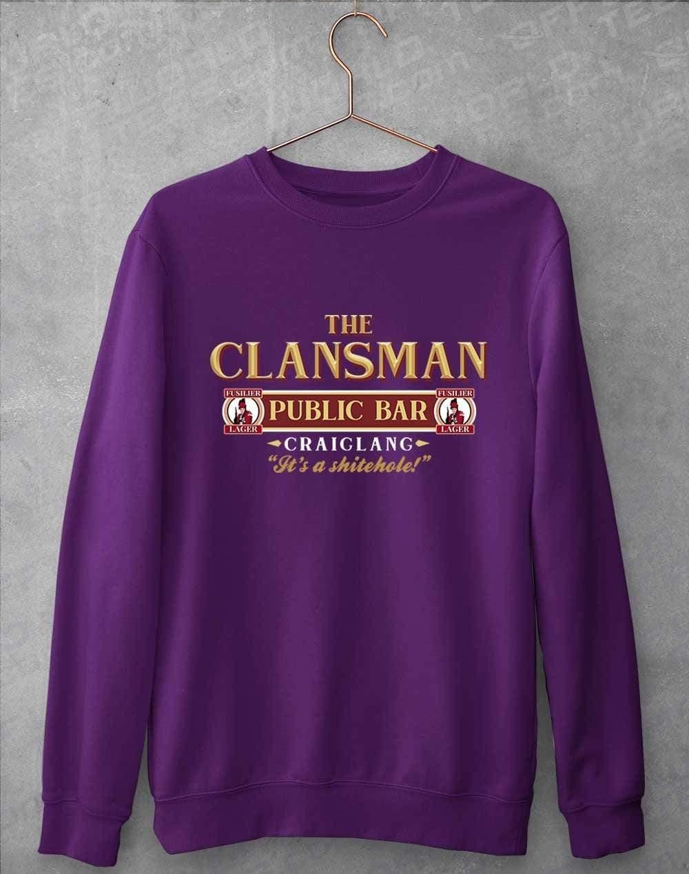 The Clansman Craiglang Sweatshirt S / Purple  - Off World Tees
