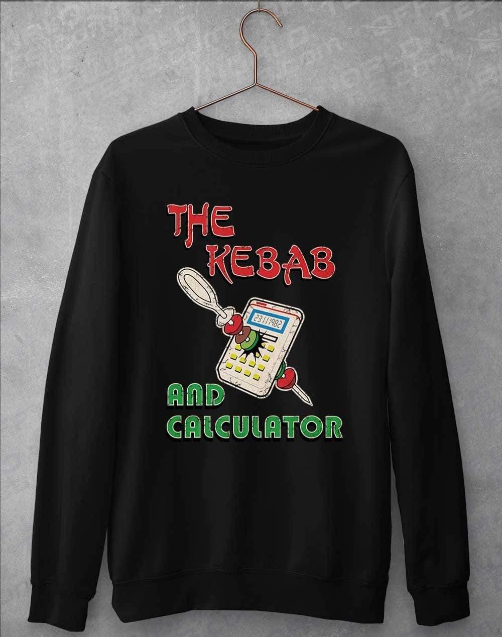 The Kebab and Calculator 1982 Sweatshirt S / Jet Black  - Off World Tees