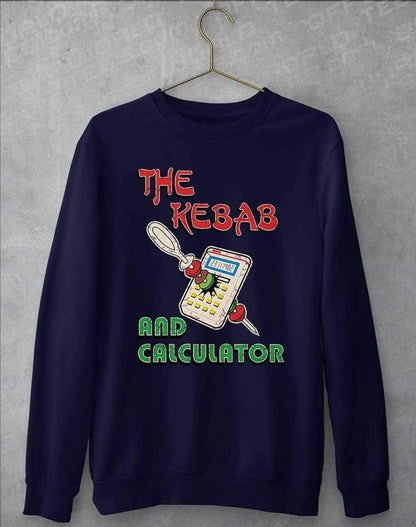 The Kebab and Calculator 1982 Sweatshirt S / Oxford Navy  - Off World Tees