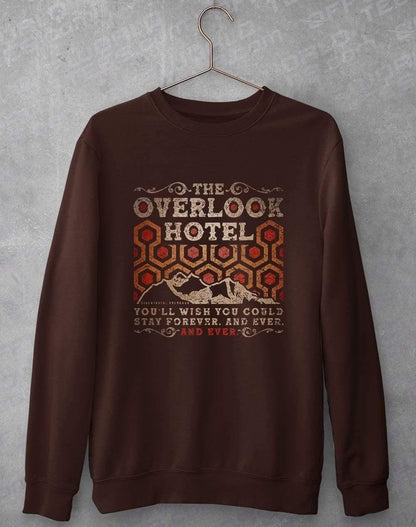 The Overlook Hotel Sweatshirt S / Hot Chocolate  - Off World Tees