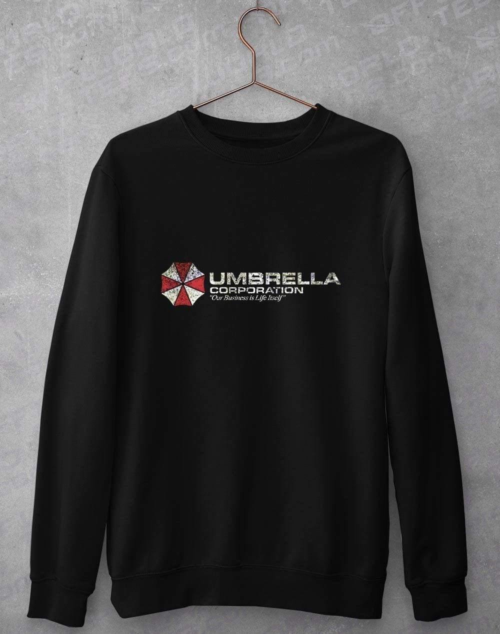 Umbrella Corporation Sweatshirt S / Black  - Off World Tees