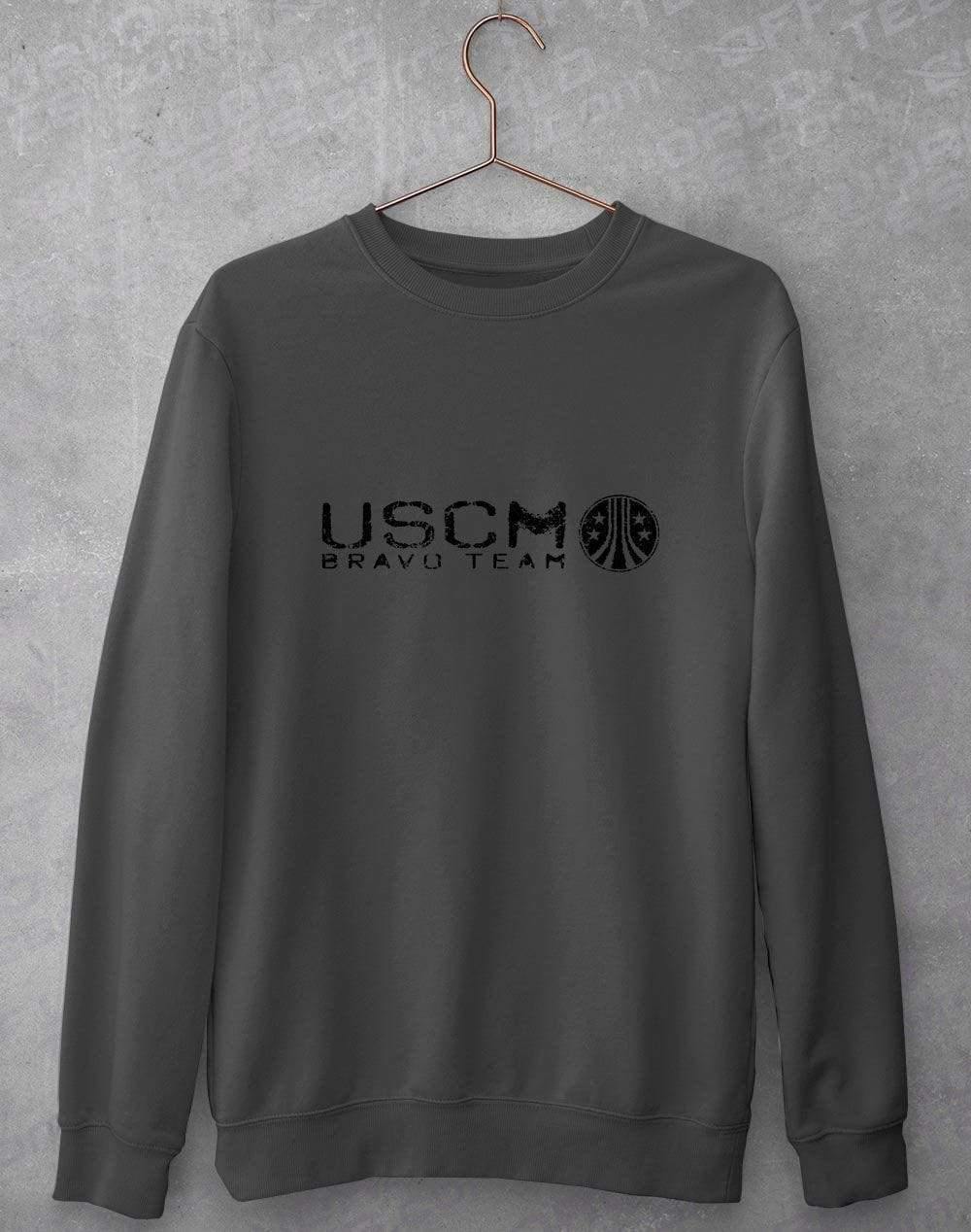 USCM United States Colonial Marines Sweatshirt S / Charcoal  - Off World Tees