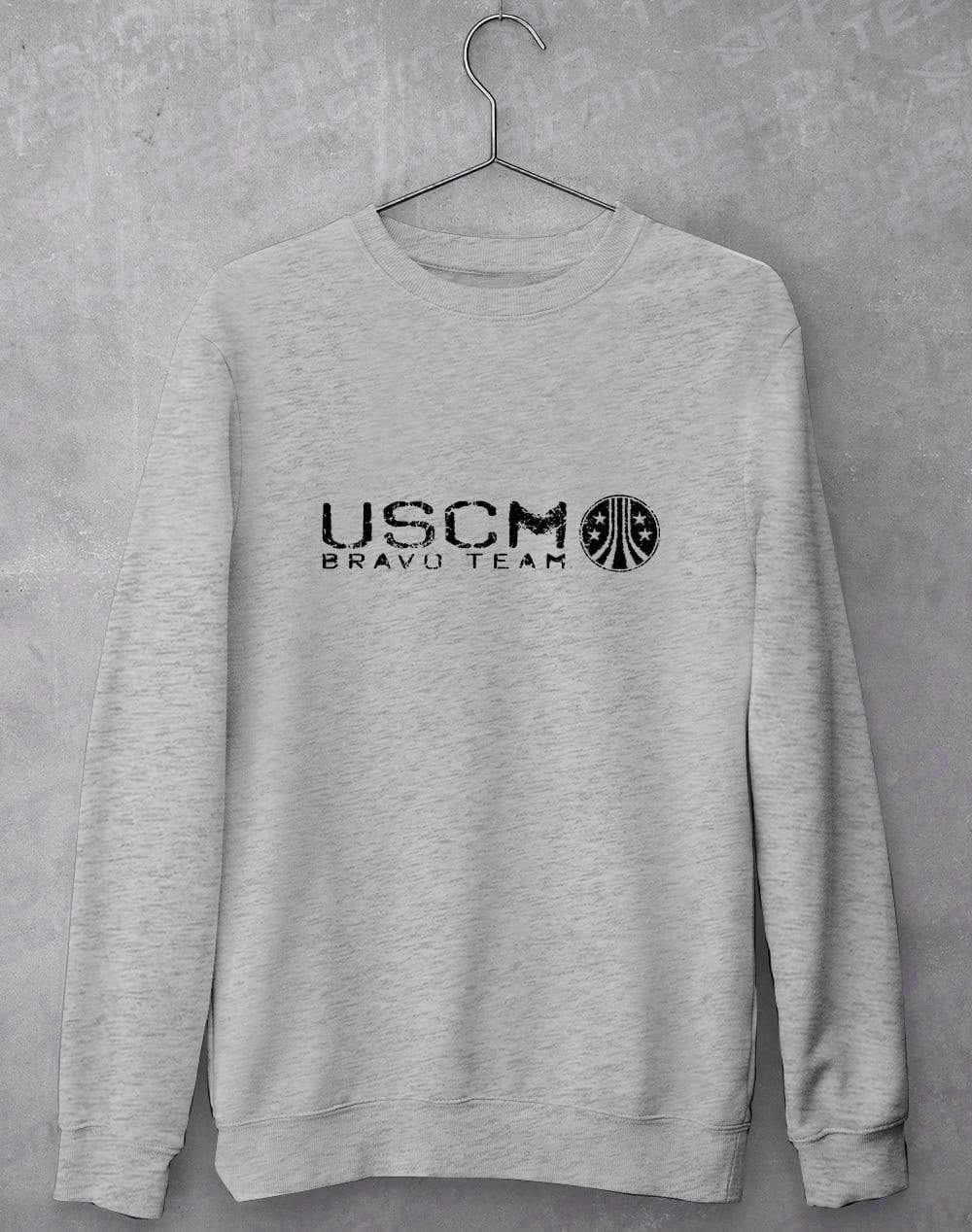 USCM United States Colonial Marines Sweatshirt S / Heather Grey  - Off World Tees