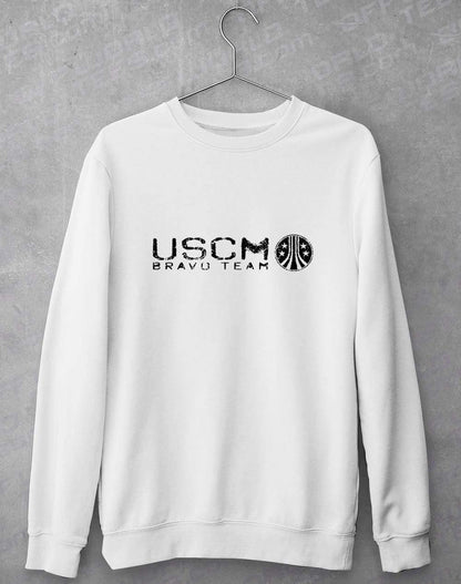 USCM United States Colonial Marines Sweatshirt S / White  - Off World Tees