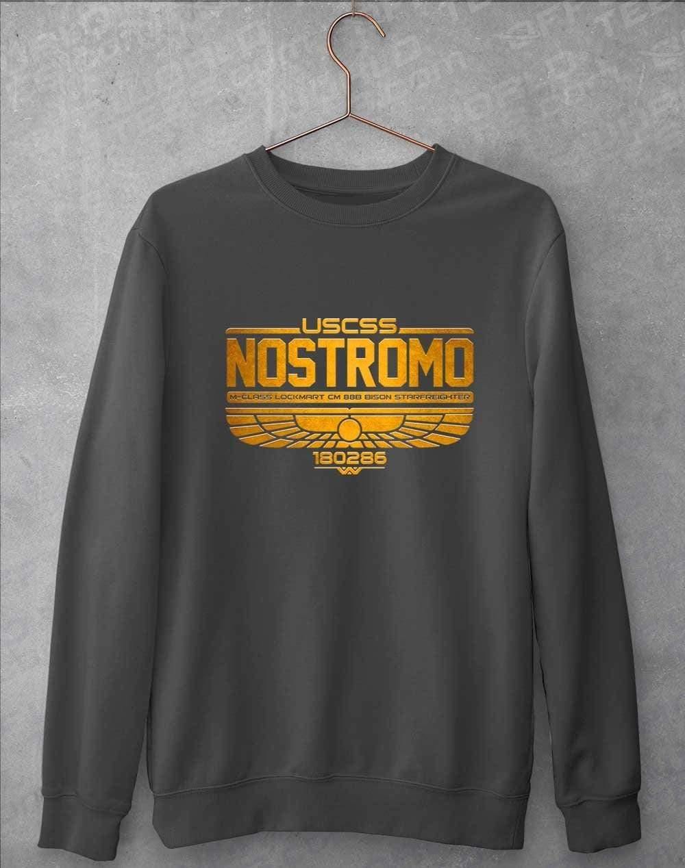 USCSS Nostromo Sweatshirt S / Charcoal  - Off World Tees