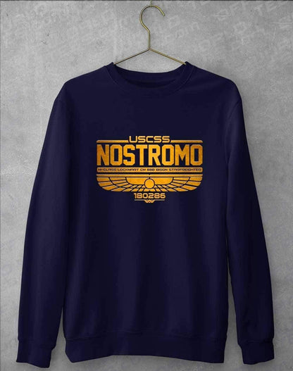 USCSS Nostromo Sweatshirt S / Oxford Navy  - Off World Tees