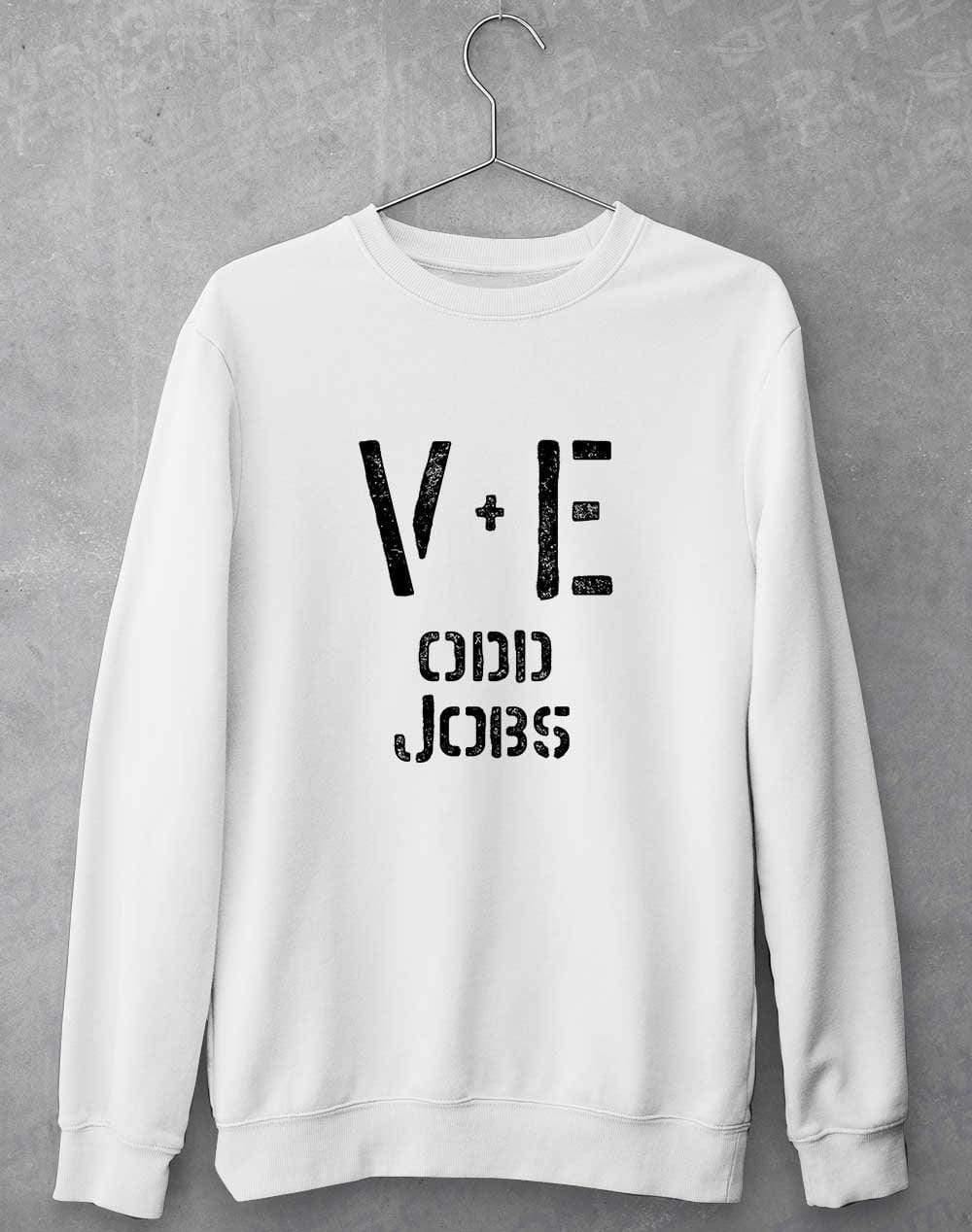 Val and Earl's Odd Jobs Sweatshirt XS / Arctic White  - Off World Tees