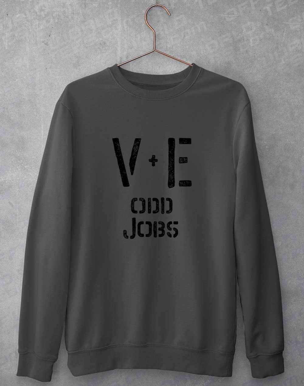 Val and Earl's Odd Jobs Sweatshirt XS / Charcoal  - Off World Tees