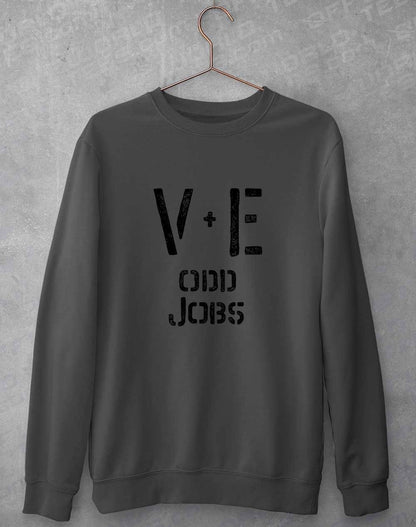 Val and Earl's Odd Jobs Sweatshirt XS / Charcoal  - Off World Tees